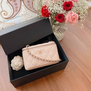 💗SOLD💗 Chanel Beige Rectangular Vanity